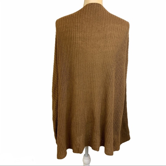 SHEIN Oversize Knit Cardigan Camel Small - Picture 5 of 5